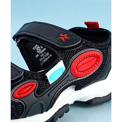 Cute Walk by Babyhug Sandals with Velcro Closure - Black