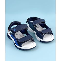 Cute Walk by Babyhug Sandals With Velcro Closure - Navy Blue