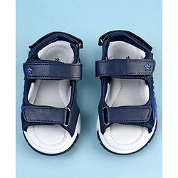 Cute Walk by Babyhug Sandals With Velcro Closure - Navy Blue