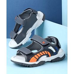Cute Walk by Babyhug Sandals With Velcro Closure - Navy Blue
