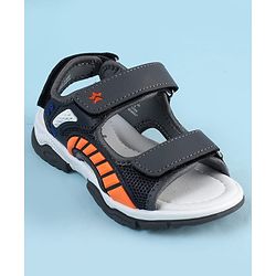 Cute Walk by Babyhug Sandals With Velcro Closure - Navy Blue