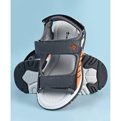 Cute Walk by Babyhug Sandals With Velcro Closure - Navy Blue
