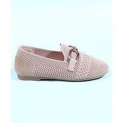Cute Walk by Babyhug Slip On Solid Ballerina - Beige