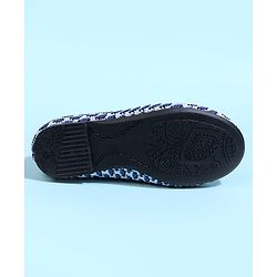 Cute Walk by Babyhug Slip On Ballerina With Design - Blue