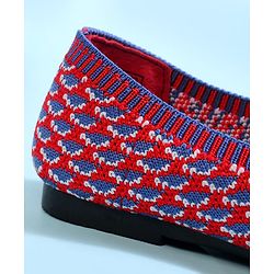 Cute Walk by Babyhug Slip On Ballerina With Design - Blue