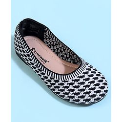 Cute Walk by Babyhug Slip On Ballerina With Design - Blue