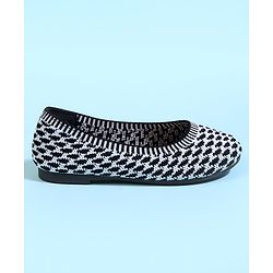 Cute Walk by Babyhug Slip On Ballerina With Design - Blue