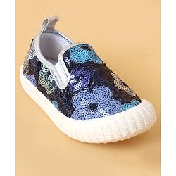 Cute Walk by Babyhug Casual Shoes With Sequin Detailing - Golden