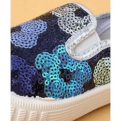 Cute Walk by Babyhug Casual Shoes With Sequin Detailing - Golden