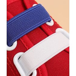 Cute Walk by Babyhug Slip On Casual Shoes With Dino Print - Red