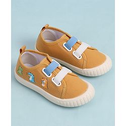 Cute Walk by Babyhug Slip On Casual Shoes With Dino Print - Red