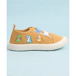 Cute Walk by Babyhug Slip On Casual Shoes With Dino Print - Red