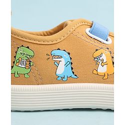 Cute Walk by Babyhug Slip On Casual Shoes With Dino Print - Red