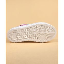 Cute Walk by Babyhug Casual Shoes with Zip Closure & Unicorn Applique - Pink