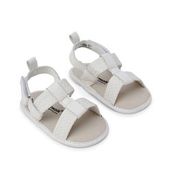 Cute Walk by Babyhug Velcro Closure Solid Booties - White