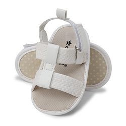 Cute Walk by Babyhug Velcro Closure Solid Booties - White