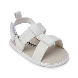 Cute Walk by Babyhug Velcro Closure Solid Booties - White