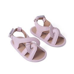 Cute Walk by Babyhug Velcro Closure Striped Booties - Pink