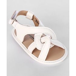 Cute Walk by Babyhug Velcro Closure Striped Booties - Pink