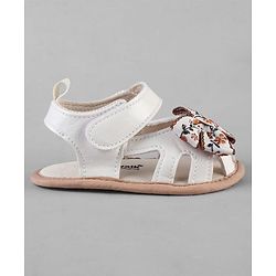 Cute Walk by Babyhug Booties With Floral Embroidery - Pink