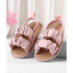 Cute Walk by Babyhug Booties  with Back Strap - Pink