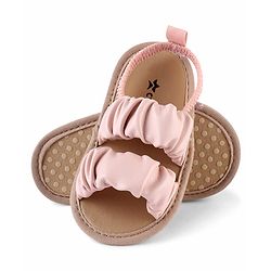 Cute Walk by Babyhug Booties  with Back Strap - Pink