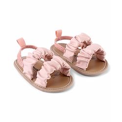 Cute Walk by Babyhug Booties  with Back Strap - Pink