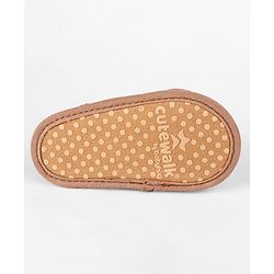 Cute Walk by Babyhug Booties  with Back Strap - Pink