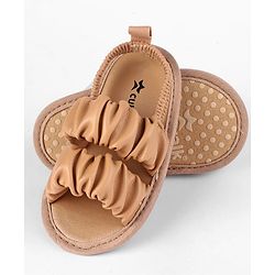 Cute Walk by Babyhug Booties  with Back Strap - Pink