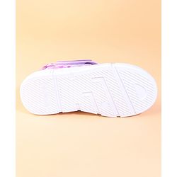 Cute Walk by Babyhug Velcro Closure Casual Shoes With Butterfly Print - Fuchsia