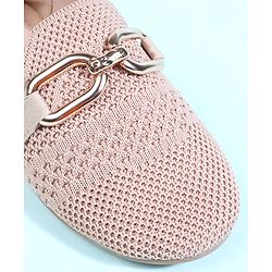 Cute Walk by Babyhug Slip On Solid Ballerina - Beige
