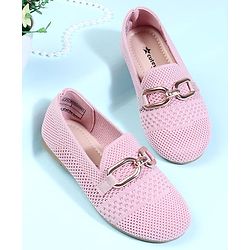 Cute Walk by Babyhug Slip On Solid Ballerina - Beige