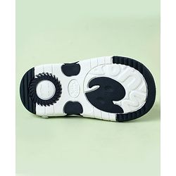 Cute Walk by Babyhug Velcro Closure Sandals with Star Print & Horse Applique - Light Blue