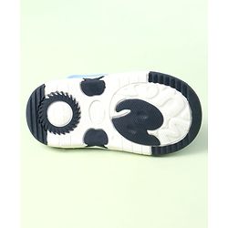 Cute Walk by Babyhug Velcro Closure Sandals with Ship Applique - Light Blue
