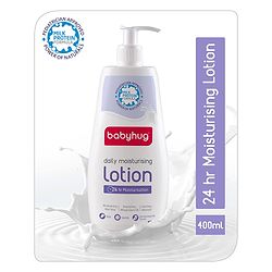 Babyhug Daily Head To Toe Milky Wash & Daily Moisturizing Lotion - 400 ml Each