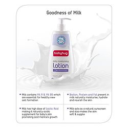 Babyhug Daily Head To Toe Milky Wash & Daily Moisturizing Lotion - 400 ml Each