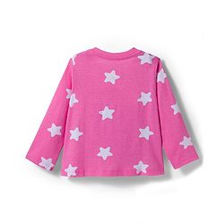Babyhug Disney Single Jersey Knit Full Sleeves Night Suit With Minnie Mouse Graphics - Pink