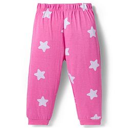 Babyhug Disney Single Jersey Knit Full Sleeves Night Suit With Minnie Mouse Graphics - Pink