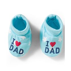 Babyhug 100% Cotton Interlock Knit Mittens & Booties Set With Text Print - Light Blue