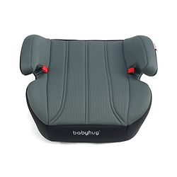 Babyhug ISOFIX Booster Seat | Forward Facing (2236kg) | Age group 3 (6 - 12 year Old) ECE R44/04 |Black & Grey