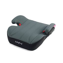 Babyhug ISOFIX Booster Seat | Forward Facing (2236kg) | Age group 3 (6 - 12 year Old) ECE R44/04 |Black & Grey
