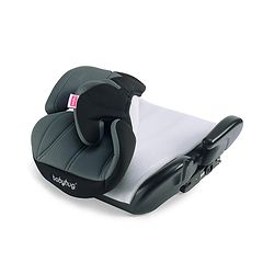 Babyhug ISOFIX Booster Seat | Forward Facing (2236kg) | Age group 3 (6 - 12 year Old) ECE R44/04 |Black & Grey