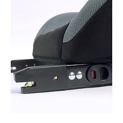 Babyhug ISOFIX Booster Seat | Forward Facing (2236kg) | Age group 3 (6 - 12 year Old) ECE R44/04 |Black & Grey