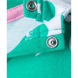 Babyhug Disney Single Jersey Knit Full Sleeves Night Suit With Minnie Mouse Print - Green