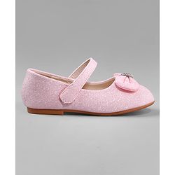 Cute Walk by Babyhug Ballerina with Bow Applique - Pink