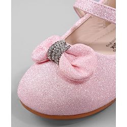 Cute Walk by Babyhug Ballerina with Bow Applique - Pink