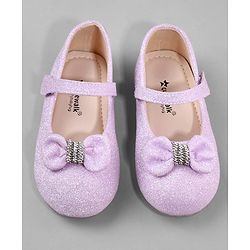 Cute Walk by Babyhug Ballerina with Bow Applique - Pink