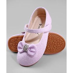 Cute Walk by Babyhug Ballerina with Bow Applique - Pink
