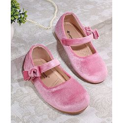 Cute Walk by Babyhug Ballerina with Velcro Closure - Pink