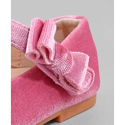 Cute Walk by Babyhug Ballerina with Velcro Closure - Pink